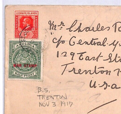 Antigua leeward islands ww1 - antigua/leeward,