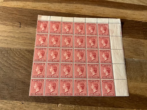 Antigua one penny stamp - antigua, 1d