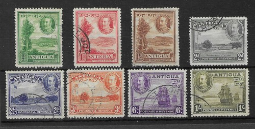 Antigua 1932 tercentenary set - antigua,
