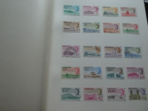Antigua 1966 glazed paper - 1966, set