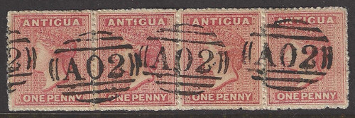 Antigua 1863 1d - 6, 1863-67.