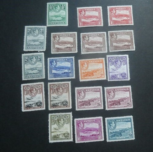 Antigua 1938 set 1 mint - 1938, to