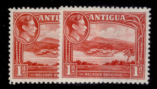 Antigua gvi sg99 99a - gvi, +