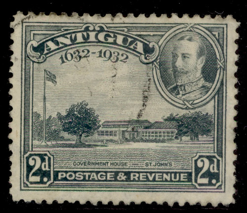 Antigua sg84 2d grey - gv,
