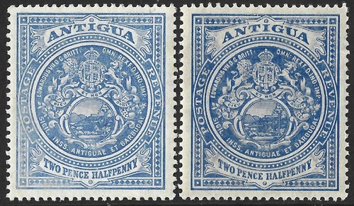 Antigua 1908 5d - antigua, 1908-17