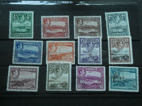 Antigua 1938 set 1 - 12, £1