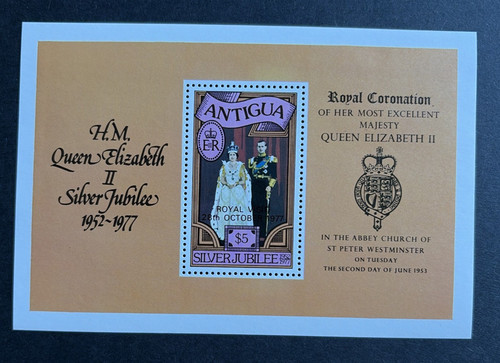 Antigua 1977 silver - qe, 1977,