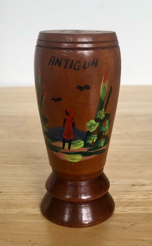 Antigua wooden pepper shaker - antigua,