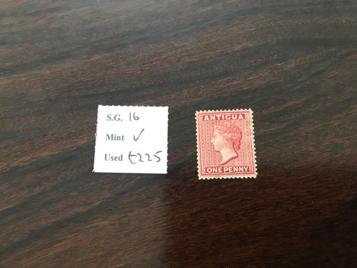 Antigua 1876 sg16 lake - sg16,, 1d