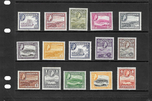 Antigua 1953 set of - 1953-62, 15