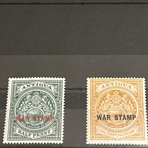 Antigua war stamps - war,