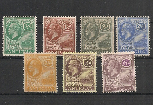Antigua 1923 kgv - kgv, selection