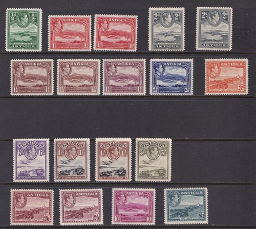 Antigua stamps 1938 1951 - 1938-1951, set