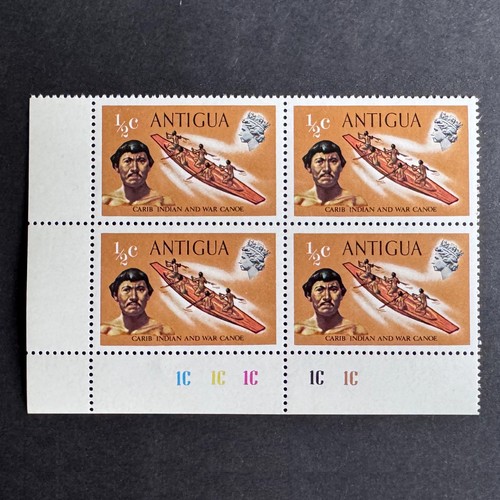 Antigua 1970 qeii - antigua, ½