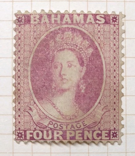 Antigua 1863 dull rose - 4d,