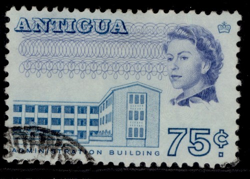 Antigua qeii sg192 75c - qeii, sg192,