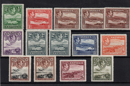 Antigua kgvi 1938 mint lhm - antigua,