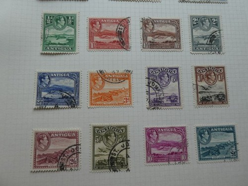 Antigua 1938 set 1 - 12, £1