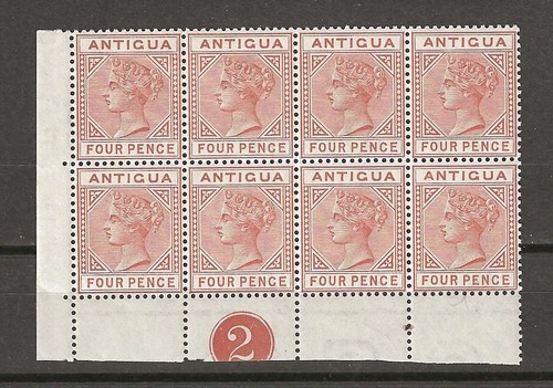 Antigua 1884 28 4d - sg,