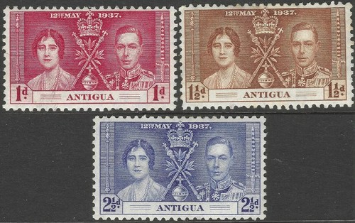 Antigua 1937 coronation - 1937, set