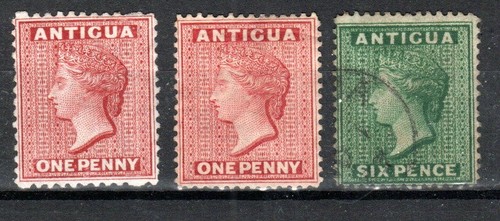Antigua and 1 x 6d - 1d,